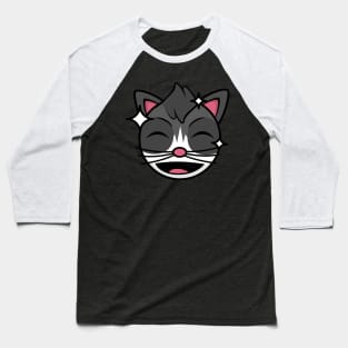 Sparkly Cat Amanda Baseball T-Shirt